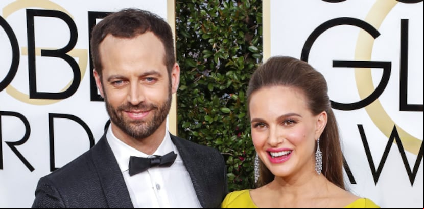 Natalie Portman y su esposo, Benjamin Millepied. (EFE)