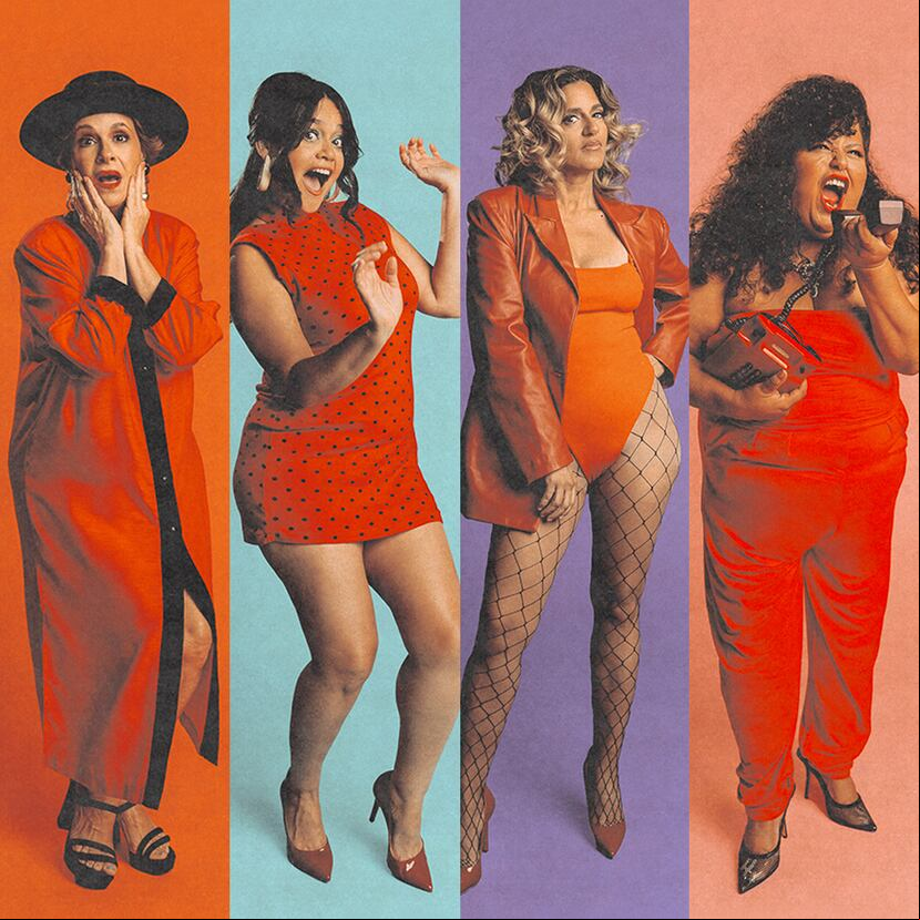 De izquierda a derecha: Cristina Soler, Lourdes Quiñones, Lucienne Hernández y Melissa Rodríguez, quienes forman parte de Teatro Breve.